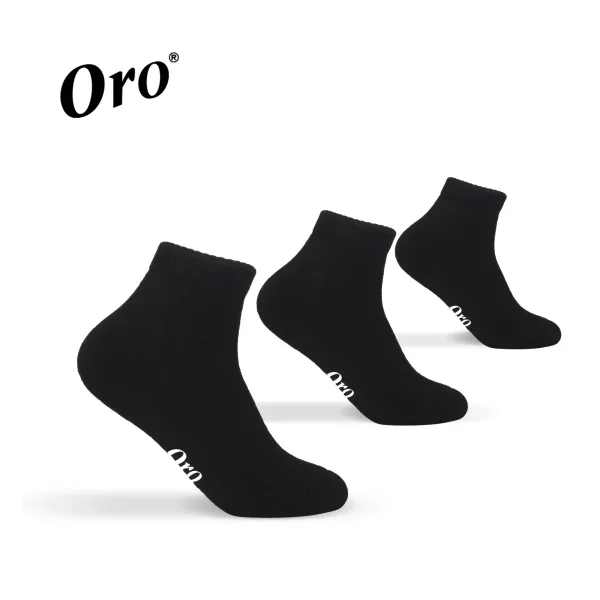 Anti-Odor Men's Sports Socks – 3 Pairs (A12) Free Size