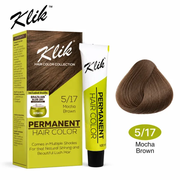 KLIK Hair Color 100Ml - 5.17 Mocha Brown