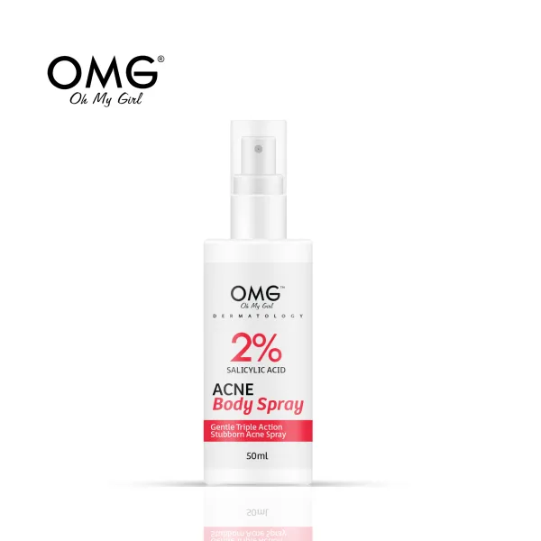 Dermatology 2% Salicylic Acid Acne Body Spray 50Ml