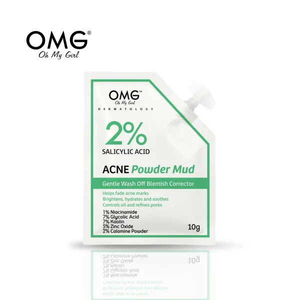 Dermatology 2% Salicylic Acid Powder Mud Cream 10G