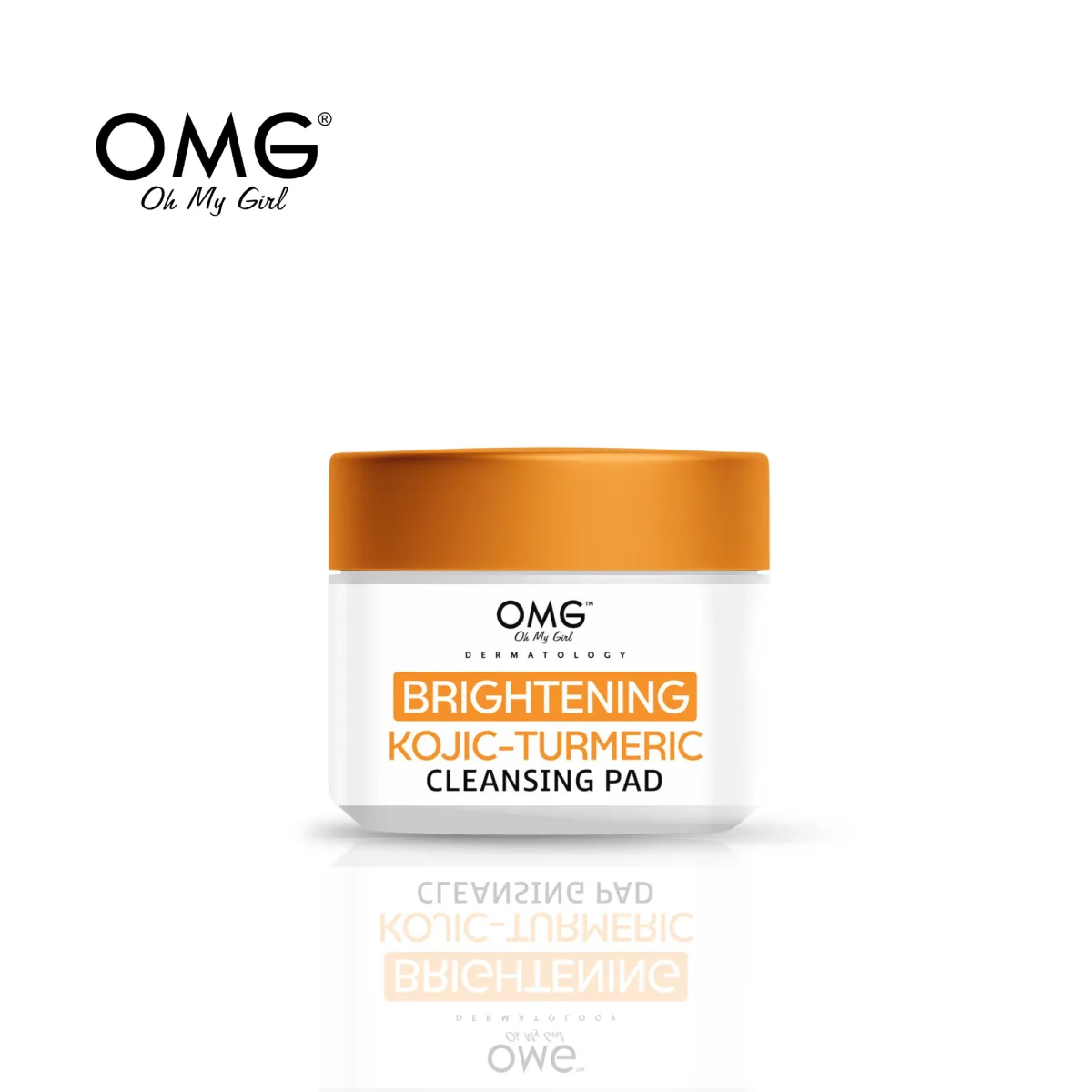 OMG DERMATOLOGY BRIGHTENING KOJIC-TURMERIC CLEANSING PAD (50 Pads)