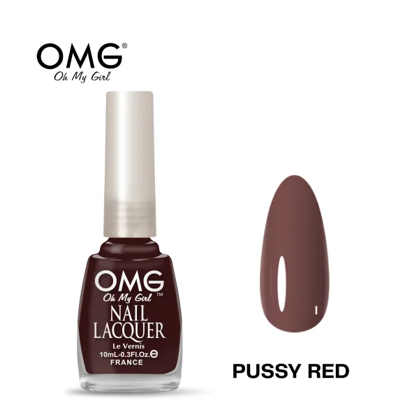 Nail Polish Regular 10Ml - Pussy Red