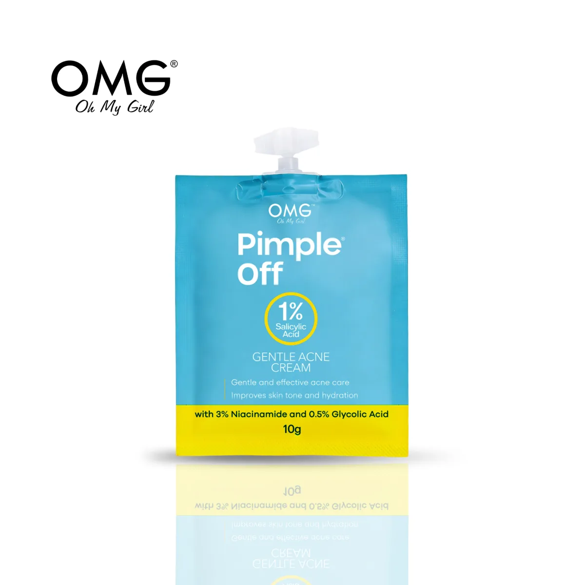 OMG PIMPLE OFF 1% SALICYLIC ACID ACNE CREAM 10g