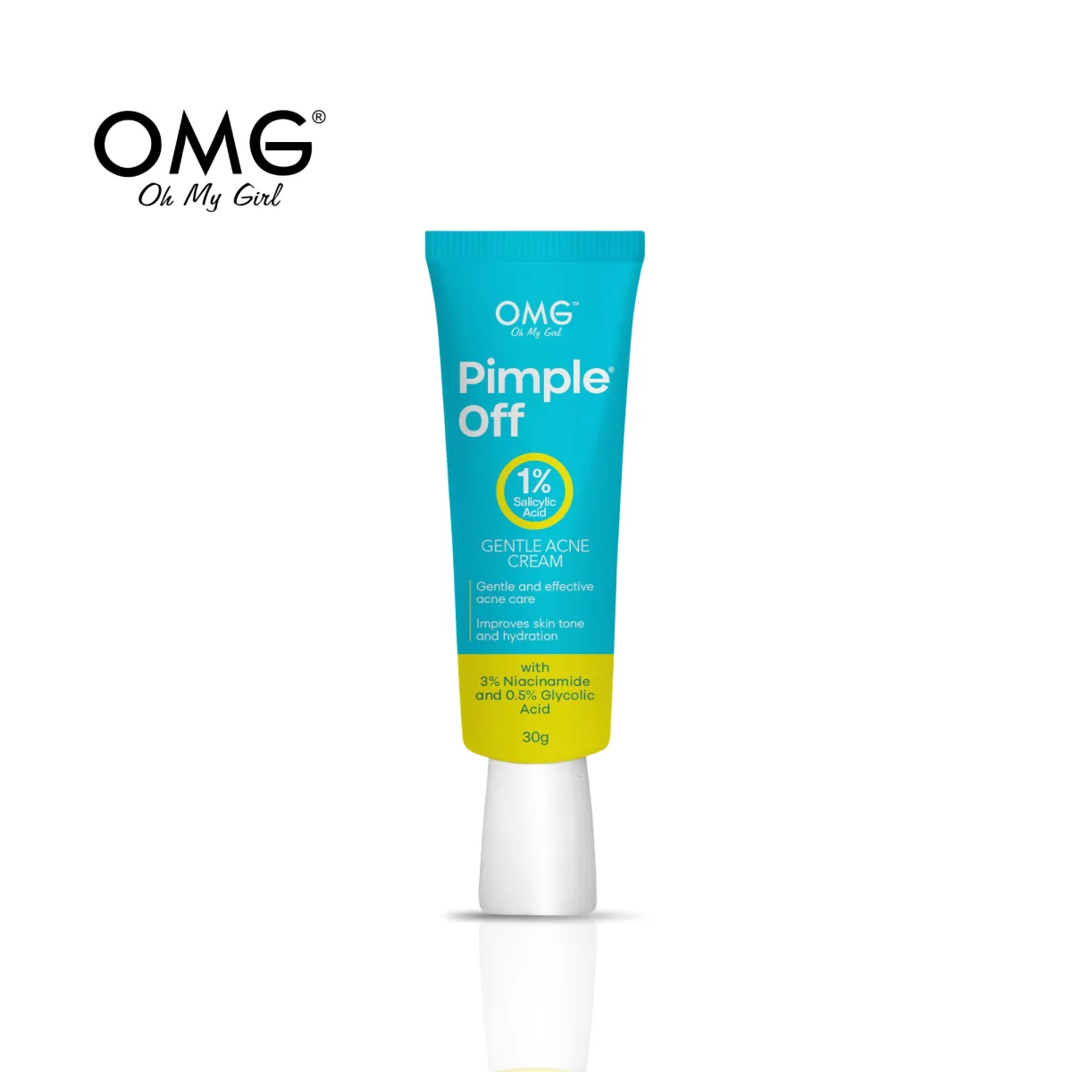 OMG PIMPLE OFF 1% SALICYLIC ACID ACNE CREAM 30g