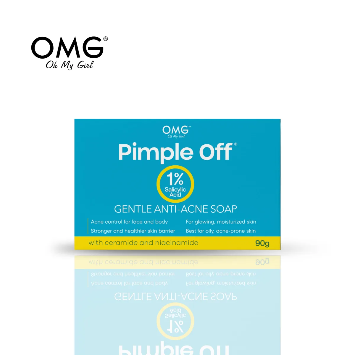 OMG PIMPLE OFF GENTLE ANTI-ACNE SOAP 90g